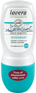 Deodorante roll-on Natural and Sensitive Basis Sensitiv lavera NATURKOSMETIK