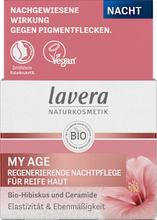 Nachtcreme regenerierend My Age lavera NATURKOSMETIK