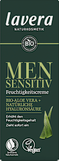 Feuchtigkeitscreme Sensitiv Men  lavera NATURKOSMETIK
