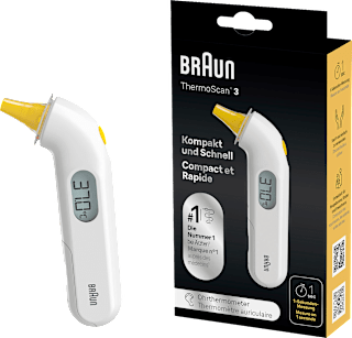 Fieberthermometer Infrarot-Ohrthermometer ThermoScan 3 Braun