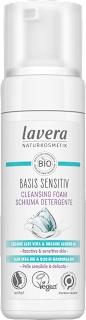 Schiuma detergente con aloe vera bio e olio di mandorla bio Basis Sensitiv  lavera NATURKOSMETIK