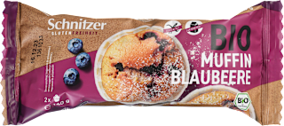 Bio brezglutenski muffin borovnica Schnitzer