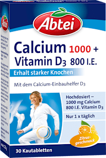 Calcium 1000 + D3 Osteo Vital Kautabletten 30 St. Abtei