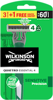 Rasoio usa e getta Essential 4 Sensitive WILKINSON SWORD