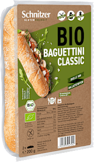 Brötchen Bio Baguettini Classic glutenfrei (2 Stück) Schnitzer