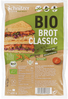 Bio bel brezglutenski kruh Bread 'n Toast White Schnitzer