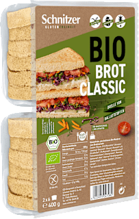Kruh bio Classic bez glutena  Schnitzer