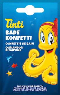 Kinder Badezusatz Badekonfetti  Tinti