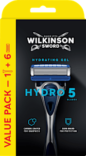 Rasierer Hydro 5 Vorteilspack mit 6 Rasierklingen WILKINSON SWORD
