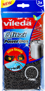 Glitzi Power Inox - sunđerasta žica za pranje posuđa vileda