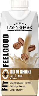 Diät Shake, Slim Shake Caffe Latte trinkfertig Layenberger Fit+Feelgood