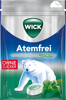 Bonbons Atemfrei mit Menthol zuckerfrei Wick