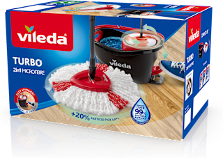 Zestaw mop obrotowy+wkład+wiadro, Turbo Vileda