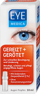 Gereizt + Gerötet Augentropfen EYE MEDICA