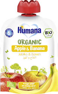 Mus jabłko i banan  Humana