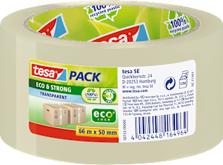 Klebeband Eco & Strong transparent tesa
