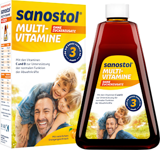 Multi-Vitamine ohne Zuckerzusatz, 230 ml