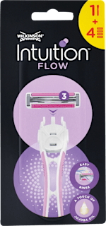 Dámsky holiaci strojček Intuition Flow + 4 náhradné holiace hlavice WILKINSON SWORD
