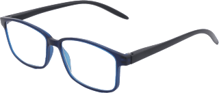 Очила за четене – синьо-черни, диоптър +1 visiomax