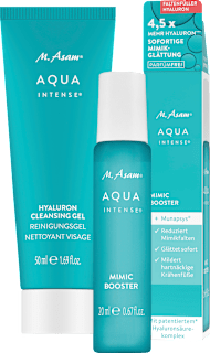 Gesichtspflegeset Aqua Intense Hyaluron 2tlg, Gesichtsserum Mimic + Reinigungsgel, 1 St
