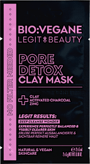Gesichtsmaske Pore Detox Clay Mask (2x5 ml) BIO:VEGANE