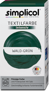 Textilfarbe intensiv Wald-Grün Simplicol