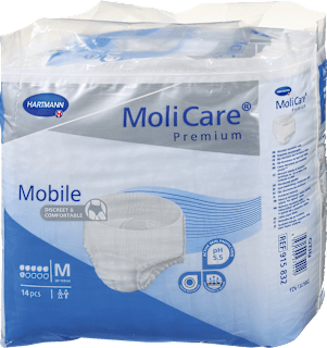 Mobilne neprepustne hlačke Premium Mobile 6, velikost M HARTMANN MoliCare