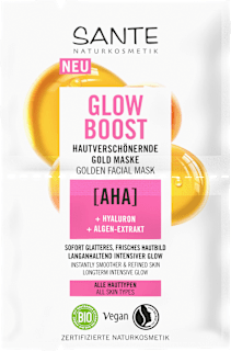 Gesichtsmaske Glow Boost Hautverschönernd SANTE NATURKOSMETIK