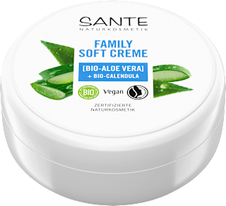 Univerzalna krema za obraz in telo z bio ognjičem in aloe vero Family Soft SANTE NATURKOSMETIK