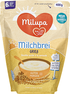 Milchbrei Grieß ab dem 6. Monat Milupa
