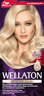 Farba do włosów 12/1 Bardzo Jasny Popielaty Blond Wellaton