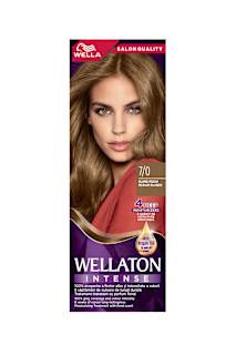 Vopsea de păr permanentă 7/0 blond mediu Wellaton