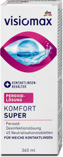 Peroxidlösung Komfort Super + Kontaktlinsenbehälter VISIOMAX