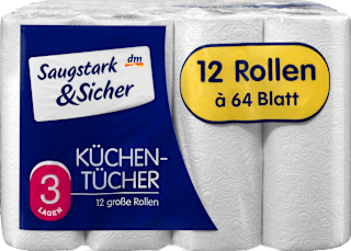 Kuhinjski ubrusi, 3-slojni Saugstark&Sicher