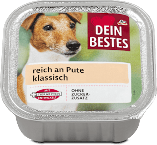 Hrană pentru câini cu carne de curcan Dein Bestes