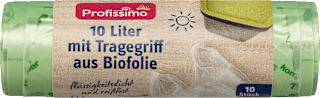 Lebomló bio szemeteszsák fogófüllel 10 literes Profissimo