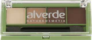 Quattro paleta sjenila za oči – 37 Chocolate alverde NATURKOSMETIK