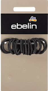 Elastici per capelli piccoli neri ebelin