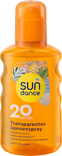 Spray do opalania transparentny SPF 20 SUNDANCE