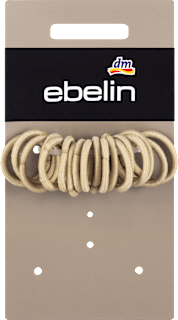 Haargummi klein beige ebelin