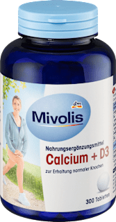 Kalcijum +  D3 tablete, dodatak ishrani Mivolis