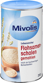 Flohsamenschalen gemahlen Mivolis
