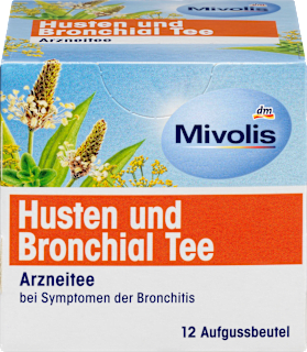 Arzneitee, Husten & Bronchial Tee (12 Beutel) Mivolis