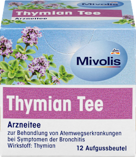 Arzneitee, Thymian Tee (12 Beutel) Mivolis