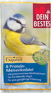 Kule z pokarmem dla dzikich ptaków, z mącznikami, Exquisit Dein Bestes