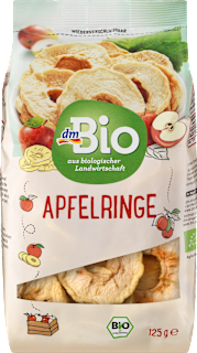 Jablkové krúžky sušené  dmBio