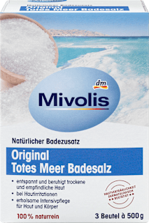 Oryginalna sól z Morza Martwego do kąpieli Mivolis
