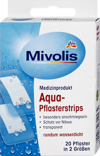 Vodoodporni obliži Aqua, prozorni Mivolis