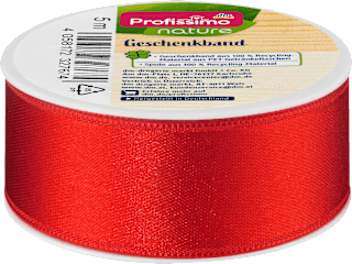 nature dárková stuha červená Profissimo
