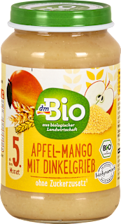 Piure  măr și mango 5+ dmBio